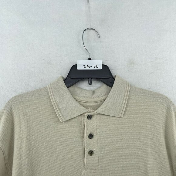 Red Head Polo Shirt Mens S Tan Golf Collared Regular Fit Short Sleeve Button - Picture 12 of 12